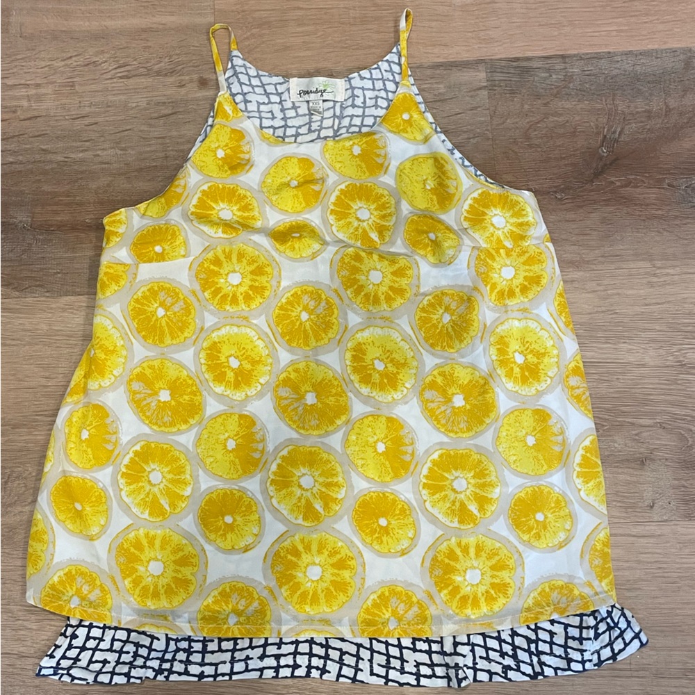 Like new Anthropologie double layer tank top